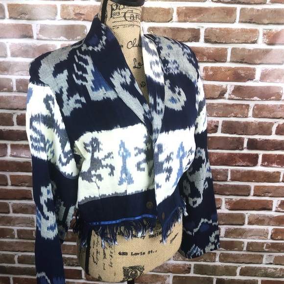 Fringe waist length jacket - Picture 4 of 10